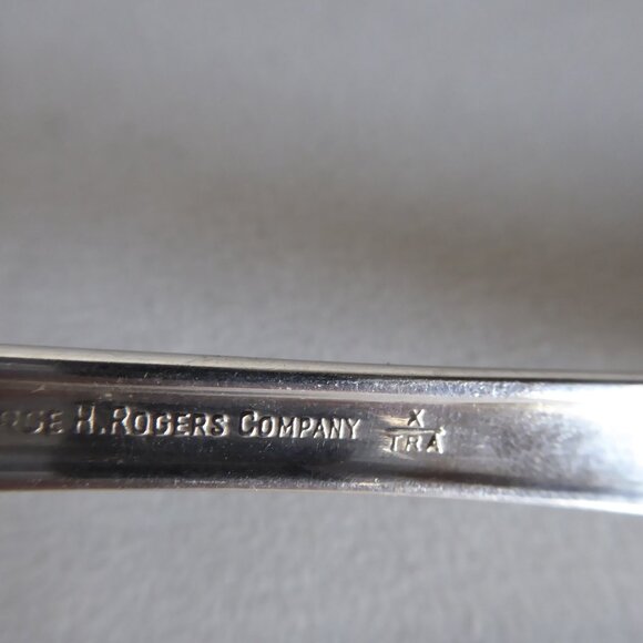 VINTAGE 1929 BERKELEY PATTERN PIERCED SILVER PIE CAKE SERVER - Picture 9 of 9